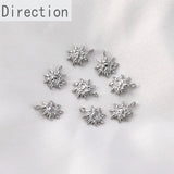 14k Gold-clad Mini Sun Pendant DIY Jewelry Copper Plated