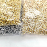 50pcs/lot Rubber Bead Ear Needle Silicone Regulating Beads Jewelry Material