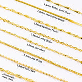 14k Original Necklace Chain for Women 18 Inches Necklace Fine Jewelry