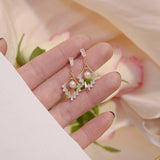 Crystal CZ Tassel Earring 14k Plated for Women