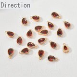 14k Zircon Water Drop Pendant Jewelry Material