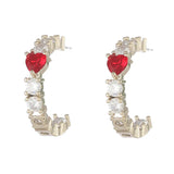 14k Plated Diamond Zirconium Earrings: Shine Holiday Daily Earring