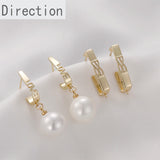 14k Color-Preserving Hollow LOVE U-Shaped Earrings DIY Jewelry Accessories