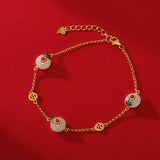 14k Charm Bracelets & Bangle For Women Girls Birthday Wedding Party