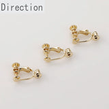 14k Coin Clip Earrings DIY Accessories - Painless Conversion