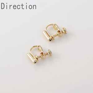 14k Coin Clip Earrings DIY Accessories - Painless Conversion