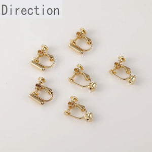 14k Coin Clip Earrings DIY Accessories - Painless Conversion