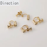 14k Coin Clip Earrings DIY Accessories - Painless Conversion