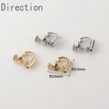 14k Coin Clip Earrings DIY Accessories - Painless Conversion