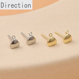 14k Small Love Star Earrings DIY Jewelry Accessories