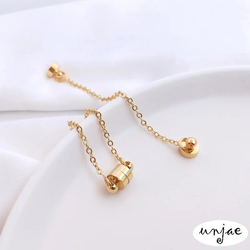 14k Bag Protection Anti-Dropping Magnet Buckle DIY Bracelet Necklace