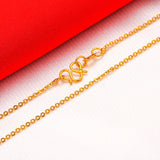 14k Chain Necklace For Woman - Water Wave O Choker Chain
