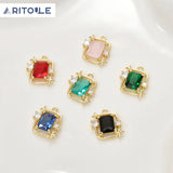 14k Star Shaped Zircon Pendant DIY Jewelry Materials