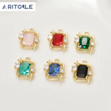 14k Star Shaped Zircon Pendant DIY Jewelry Materials