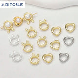 14k Rabbit Ear Ferrule Bead Set for DIY Jewelry Making