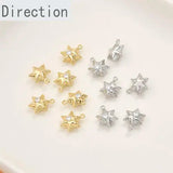 14k Baby Balloon Star Pendant for DIY Bracelet Necklace Earrings