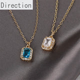 14k Geometric Diamonds Light Compact Pendant DIY Jewelry Accessory