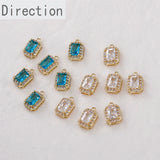 14k Geometric Diamonds Light Compact Pendant DIY Jewelry Accessory