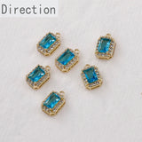 14k Geometric Diamonds Light Compact Pendant DIY Jewelry Accessory