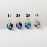 14k Leaf Retro Clip Bead Pendant DIY Earrings Necklace Pendant
