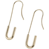 14k Gold-Plated Copper Ear Hooks for DIY Earrings