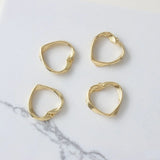 14k Gold-Plated Geometric Multi-Layer DIY Earrings Necklace Material