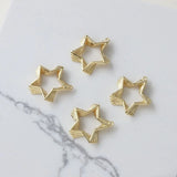 14k Gold-Plated Geometric Multi-Layer DIY Earrings Necklace Material