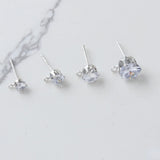 14k Gold-Plated Zircon Earrings DIY Accessory