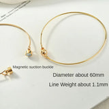 14k Gold-Plated Magnetic Buckle Bracelet DIY Material