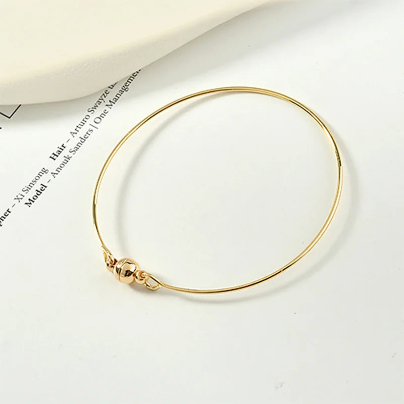 14k Gold-Plated Magnetic Buckle Bracelet DIY Material