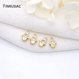 14k Plated Mini Key Heart Hamsa Star Moon Pendants for DIY Jewelry
