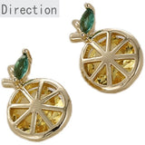 14k Diamond Bunny Lemon Slice Pendant DIY Jewelry Material