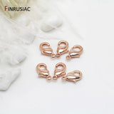 14k Gold Plated Lobster Clasps 10mm 12mm for DIY Jewelry Making