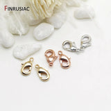 14k Gold Plated Lobster Clasps 10mm 12mm for DIY Jewelry Making
