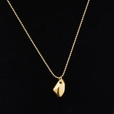 14k Yellow Plated Irregular Necklace for Women's Birthday Party