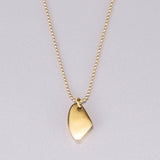 14k Yellow Plated Irregular Necklace for Women's Birthday Party