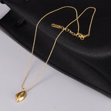 14k Yellow Plated Irregular Necklace for Women's Birthday Party
