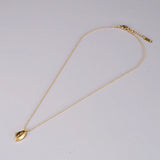 14k Yellow Plated Irregular Necklace for Women's Birthday Party