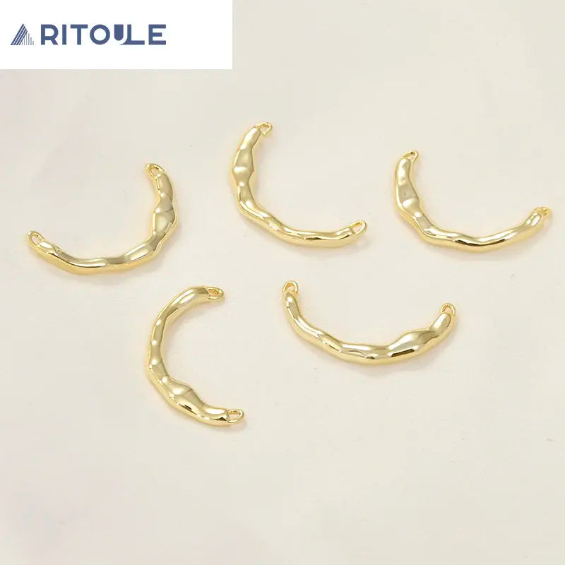 Branch-Shaped Half-Ring Semi-Finished DIY Pearl Ring