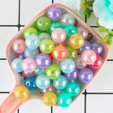 14mm Acrylic Round Pearl Beads for Jewelry Making DIY Bracelet Accessories