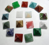 14mm Aventurine Crystal Pyramid Cabochons for Jewelry Making