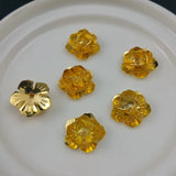 14mm Metal Filigree Flowers Buds Slice Charms Jewelry DIY Findings