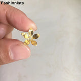 14mm Brass Floral Bead Caps for DIY Jewelry, Gold/Steel/Bronze Flowers Headwear