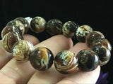 14mm Natural Mexican Sky Beeswax Amber Beads Bracelet