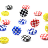 14mm Flat Round Lampwork Glass Beads for Jewelry Making DIY Bracelet Necklace
