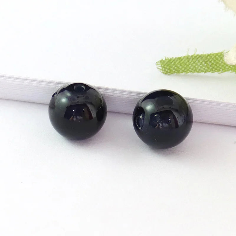 14mm Perf Glass Ball Rope Aromatherapy Oil Necklace Bracelet Pendant