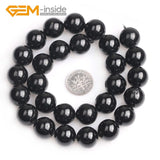14mm Natural Tourmaline Round Beads for Jewelry Making DIY