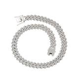 14mm Hip Hop Iced out Cuban Chain Necklace Bling bling Jewelry