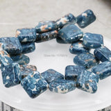 14mm Hot Riverstones Rainbow Stone Loose Beads