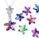 14mm Starfish Pendant Glass Beads Crystal Charms DIY Jewelry Making 12pcs/lot
